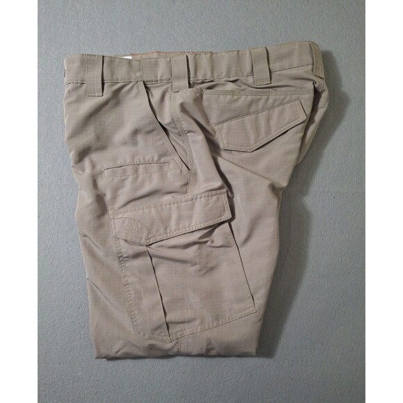5.11 Tactical Pants Men 36x32 Beige Fast-Tac Urban Utility Rip Stop Lightweight - Picture 9 of 11